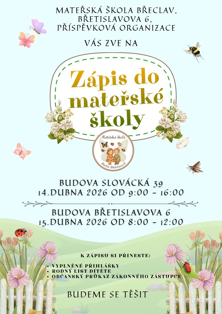 Zápis do mateřské školy 1